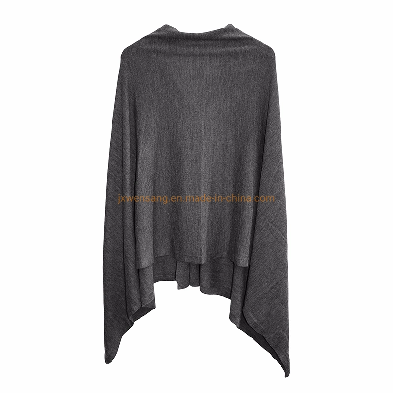 Custom Made Australia Merino Wool Blanket Women Superfine Soft Warm Wrap Poncho