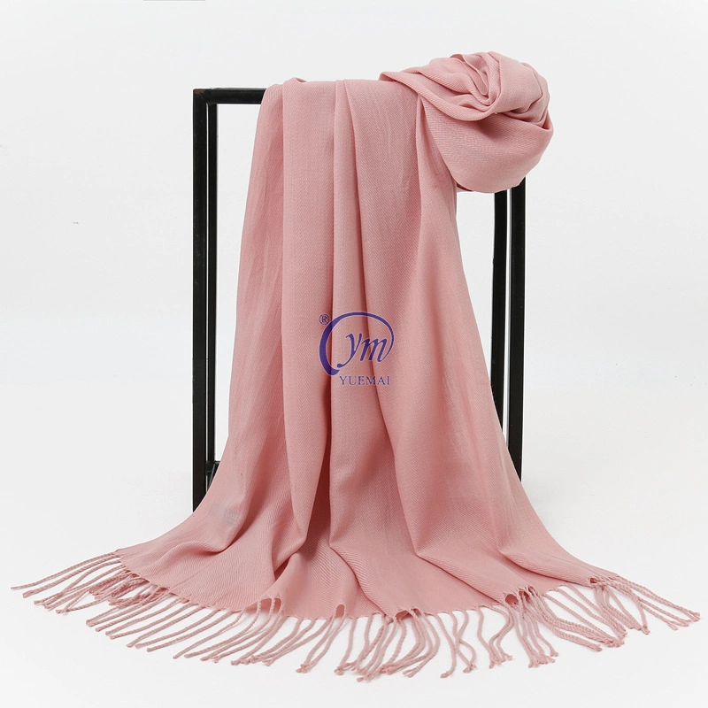 Large Soft Cashmere Silky Pashmina Solid Shawl Wrap Scarf