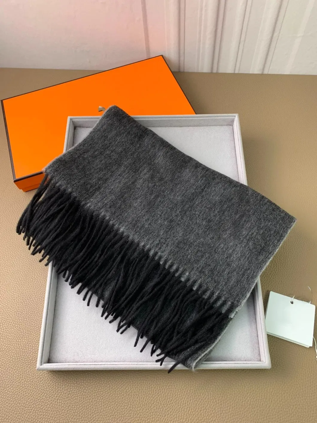 2024 High Quality Wool Scarf for Woman Man Fashion Knitted Long Scarves Comfort Scarf