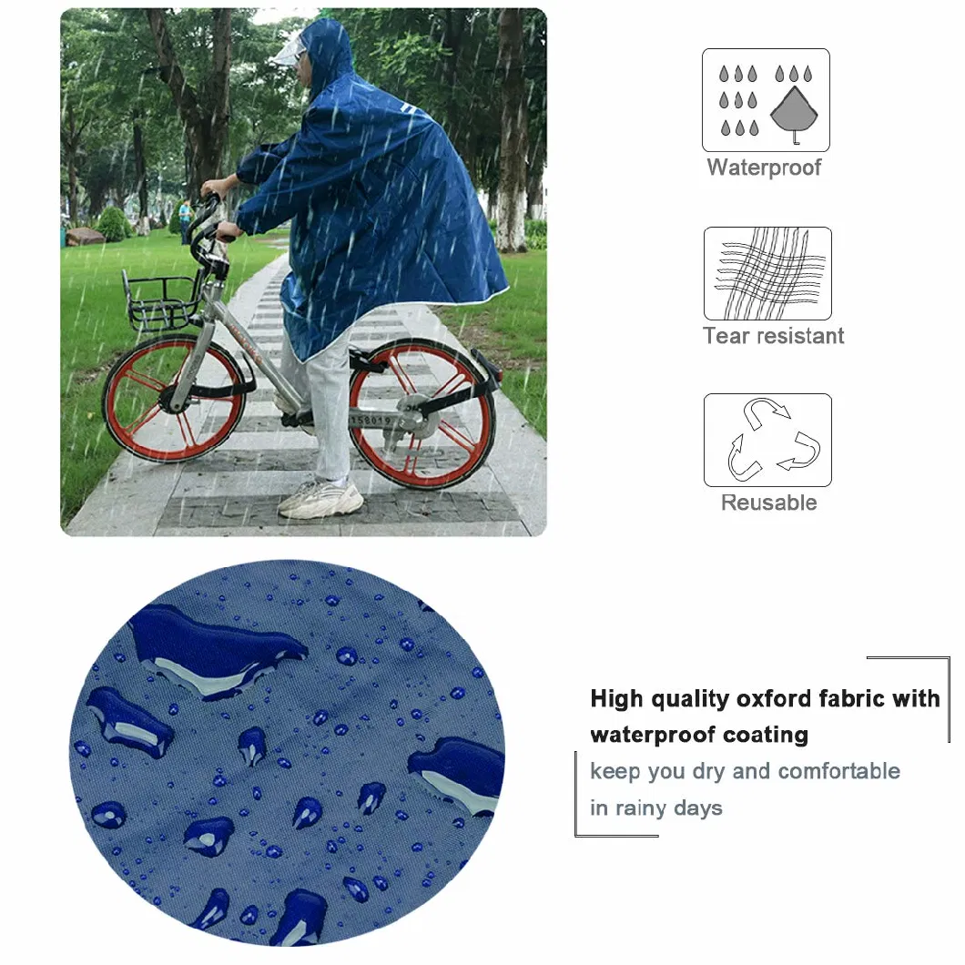 Single-Person Rain Poncho for Waterproof Windproof Rain Poncho Poncho Crochet Rainwear