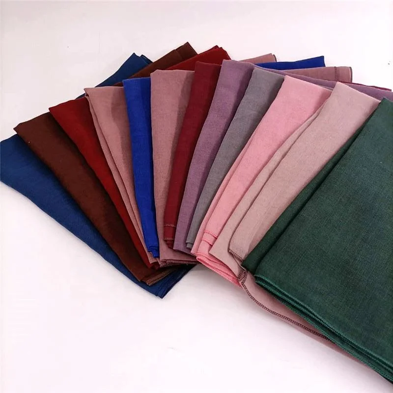 Best Selling Malaysia High Quality Tudung Cotton Women Cheap Scarves
