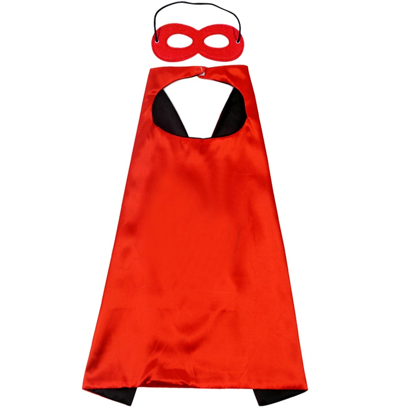 Wholesale Children&prime;s Day Double Halloween Solid Color Cape