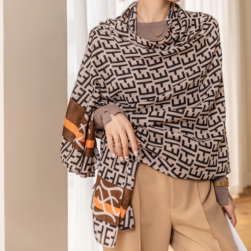 Custom Spring Soft Oversized Printed Scarf Online for Ladies