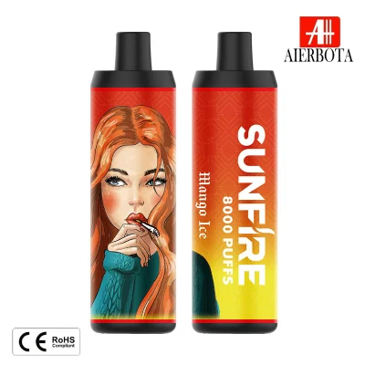 10 Flavors 8000 Puffs Customized Disposable Electronic Cigarette Wholesale Vape Large E Liquid E Cig Vape 9000 10000 12000 Puff Mtl Pen Hookah