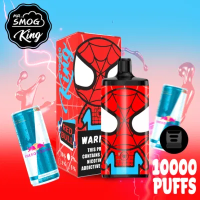 OEM Wholesale Disposable Vape Pen Electronic Cigarette Mesh Coil Bottom Airflow Control 10000 Puff Bar Pod Mr Smog King 10K Dry Herb Vaporizer