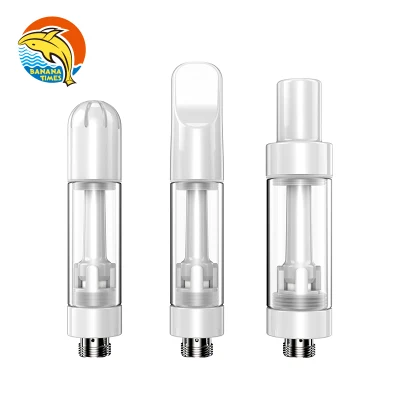 Shenzhen Wholesale Full Ceramic 510 Vape Carts 0.5ml 1ml Empty Vaporizer Thick Oil Disposable Vape Cartridge for Live Rosin/Resin