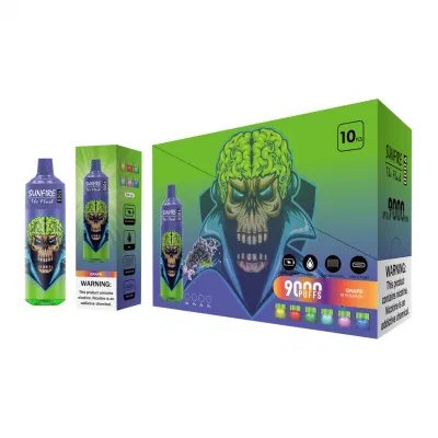 Shenzhen E Cigarette 9000 Puffs Disposable RGB 18ml Prefilled 850mAh Rechargeable Vape Device Leakproof Design Vapor 20mg 30mg 50mg R&M Tornado