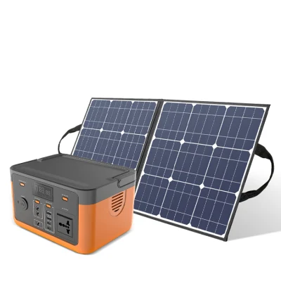 Lithium Battery Storage Solar System Portable Camping Solar Power Pack with USB Charging Port