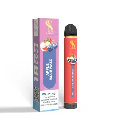 Kiwi Strawberry 12 Colors Supbliss Extra Disposable E Cigarette 1800puffs Electronic Cigarette Pod