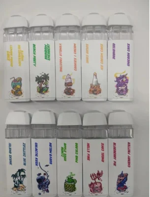 Custom Printing Dual Coil Tank Vaporizer 1ml + 1ml Pod Bar 300mAh Rechargeable Disposable Vape