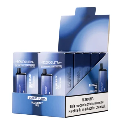 Authentic Code Bc5000 Ultra Disposable Vape E Cig Dual Mesh Coil Ultra Pure Taste