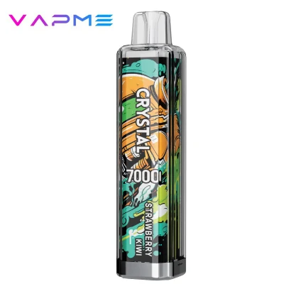 Vapme Crystal 7000 Puffs E-Cig Disposable Vape Pen 650mAh Rechargeable Battery 14ml Pre-Filled 18 Flavors Wholesale