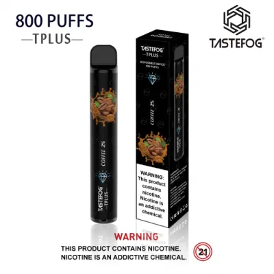 OEM/ODM Disposable Vape Tplus 800 Puff Hookah Pen 3ml E-Liquid Factory Direct Vapes