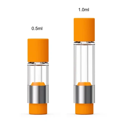 Newest Full Glass Vape Cartridge Disposable Carts Cartridges Ceramic Cell Empty Vape Atomizer OEM Logo Color