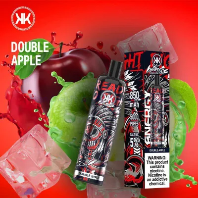 Kk Energy Disposable Cigarettes 5000 Puffs Rechargeable Pod 850mAh 12ml 5% Vape Pen 12 Choice USA Mesh Coil Airflow Control Vape