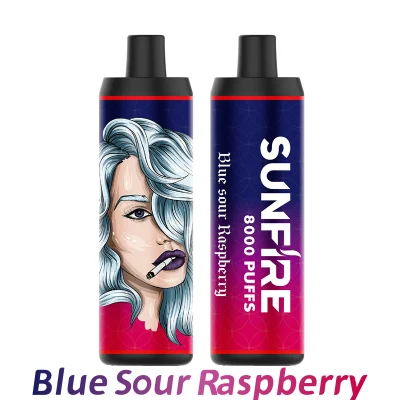 Puff 8K Electronic Cigarette Vape Sunfire 8000 Puffs Disposable Vape Mesh Coil 18ml 650mAh Rechargeable Battery E Cigarette R&M Vaper Puff 10000 Switzerland
