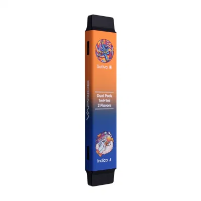 Made in China Disposable Vape Pod System Custom Brand 1ml+1ml Dual Tanks 2 Flavors Disposable Vape Pod Electronic Cigarette Vape Wholesale Disposable Vape