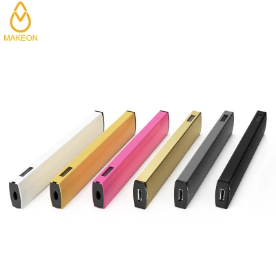 Makeon Bar Disposable Vape Pen Rechargeable Battery with Charging Port Cigarette for Oil Cartridges Vape Atomizer OEM Custom Brand Logo