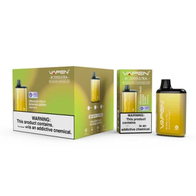 Vapen Ultra Bc5000 World Rechargeable Type-C E- Cigarette Starter Kits Pod Device Metallic Gradident 13ml Pre-Filled Wholesale Vape Pen 5000 Puffs