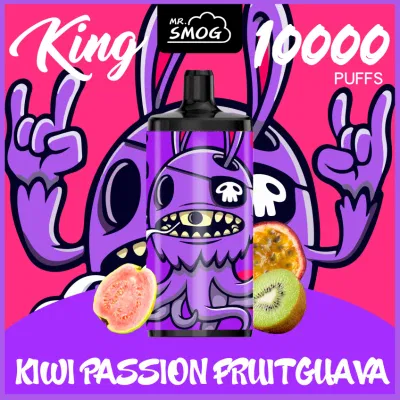 Top Quality Mr Smog King 10000 Puffs Horizontech Wotofo Square Disposable Vape E Hookah Charger