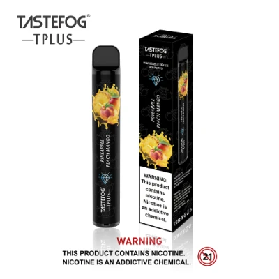 Tpd Version E Cigarette Tplus 800 Puff Disposable Vape 3ml E-Liquid 20mg Nicotine Vapes