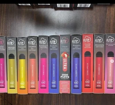 Original Product Fume Extra Ultra 1500/2500puffs Disposable Vape Electronic Cigarette Puff Plus