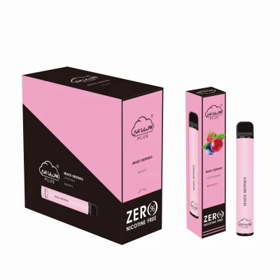 Best Quality Electronic Cigarette Zero Nic 800puffs Disposable Vape Air Glow Plus Vape