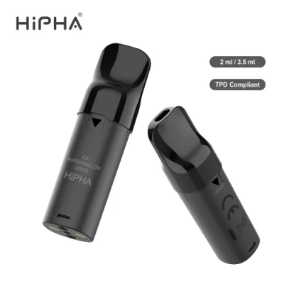 Happy Vaping Cost Effective Hipha Pod Replaceable Disposable Vaporizer Infy Pod Sunfire V500 Pod System Mesh Coil Quizz Pairyosi Vape