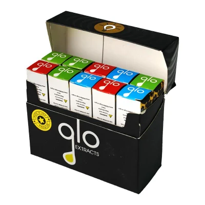 0.8ml Glo Vape Cartridge Atomizer Carts Manufacturer Pyrex Tank 510 Vaporizer Ceramic Coil Glo Oil Carts
