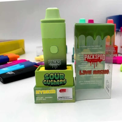 Packs Pod Live Resin Disposable Vape Empty Rechageable Vape E Cigarette Packs Pod Vape
