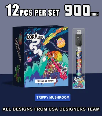 Loka Vape Pen Battery 900mAh VV Preheat Slim Twist 510 Thread