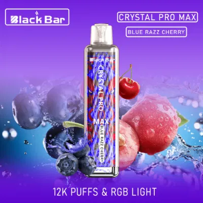 Hot RGB Light Electronic Cigarette 7000puffs 10000puffs Crystal 12000puff PRO Max Wholesale I Vape Randm Disposable Vape