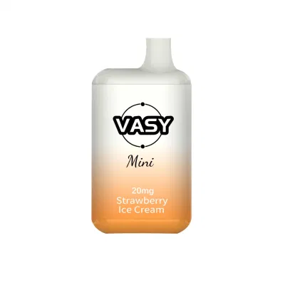Wholesale Vasy Mini 600 Puffs Popular Flavor Strawberry Ice Cream 20mg Disposable Vape