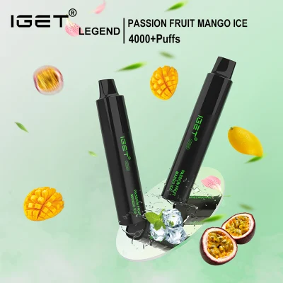 Best Seller for Iget Legend Electronic Cigarette 4000 Puffs Passion Fruit Vs Iget Legend Pod Vape