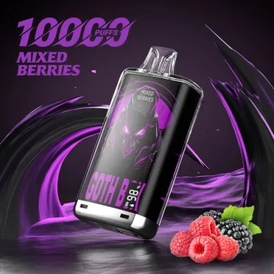 New Fashion Goth Bar 10000 Puffs LED Hookah Juice E Cigarette E Cig Tornado E Liquid Vape