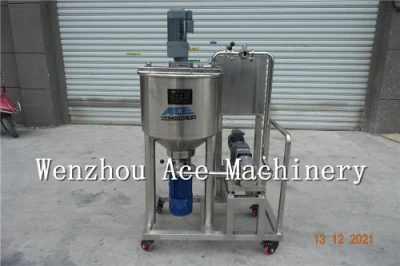 Best Price 1000L Face Cream Emulsion Ketchup Chilli Paste Mayonnaise Making Machine Vacuum Homogenizer