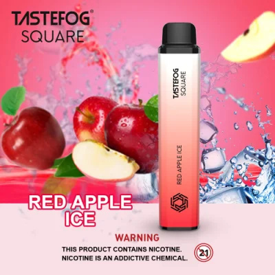 Factory Wholesale Tastefog Square 3500puffs Disposable Vape Pen 0% 2% 5% Vapor Bar Vape 650mAh Type-C Rechargeable Disposable Mini E-Cigarette