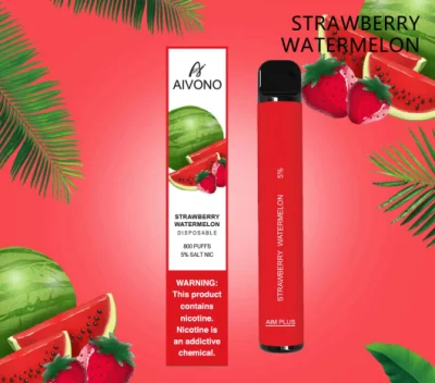 Wholesale 100% Original Aim Plus 800puffs Disposable Vape Pen 550mAh Vs Puff Bar 800 1000 Puffs OEM Disposable Vapes