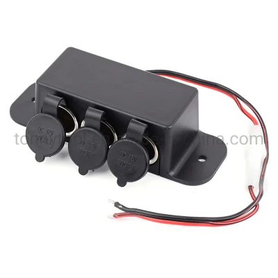  3 Way 12V Cigarette Electric Lighter Socket