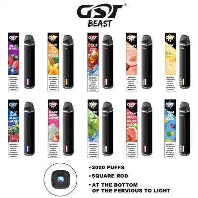 Wholesale Factory USA Hot-Selling Square Gst Beast Disposable Vape