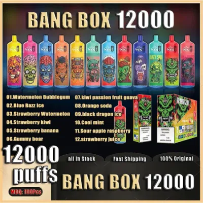Randm Tornado 9000 Bang Box 12000 Puffs with 23ml E Juice Pod 5% 2% Nic Electronic Cigarette Luckee Wholesale I Vape Disposable Vaper King 12K Vapes