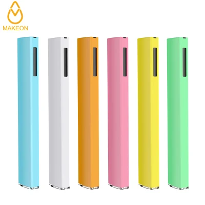 Makeon Bar Disposable Vape Pen Rechargeable Battery with Charging Port Cigarette for Oil Cartridges Vape Atomizer OEM Custom Brand Logo
