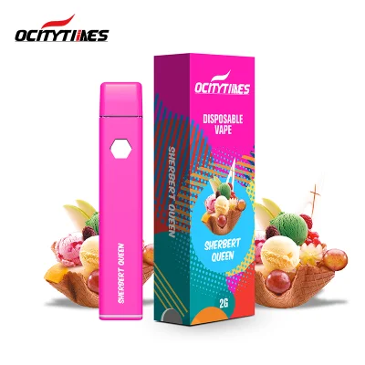 Canada UK Hot Selling Wholesale Price Diposable Vape Empty OEM Hhc Thick Oil E Cigarette