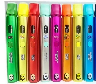 Packman Disposable Pod 2ml D8 Hhc Empty Vape Pen Type-C Charge Preheat and Voltage Adjustable E Cigarette Disposable Vape Pack Man