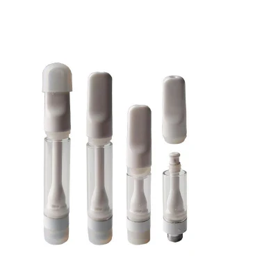 Custom Logo Ceramic Coil Atomizer 510 Empty Pen 1ml and 0.5ml Vape Cartridge Full Glass Vape Pen Cartridge