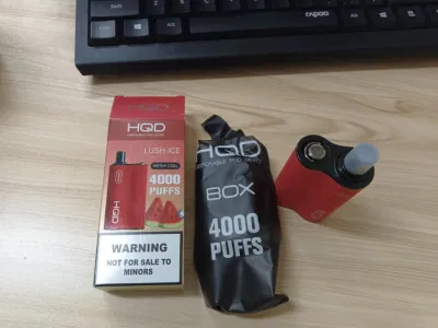 Hqd Box 4000puffs Tobacco Flavor Wholesale Disposable Vape Pen E Cigarette