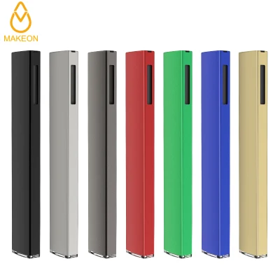 Makeon Bar Disposable Vape Pen Rechargeable Battery with Charging Port Cigarette for Oil Cartridges Vape Atomizer OEM Custom Brand Logo