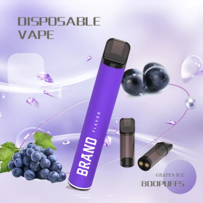 Newest Factory 800puffs 2ml Wholesale Electronic Cigarettes Disposable Vape
