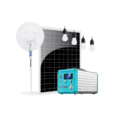 Solar Home System with Fan and LED Light USB Charging for Home Outdoor Camping