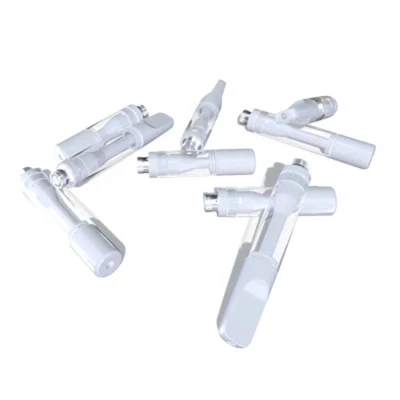 Custom Ecig 0.5ml 1.0m 2ml D8 D9 Delta Oil Hhc Vaporizer Empty 510 Thread Lead Free Glass Tank Vape Atomizer Disposable Full Ceramic Oil Vape Pen Cartridge